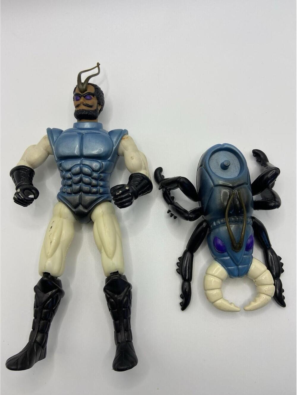 7 TOWNS Vintage 1984 Coleco Sectaurs Mantor Action Figure
